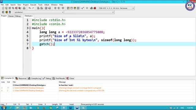 03. Integer Data type, Signed and Unsigned Finish | Khmer Computer Knowledge смотреть онлайн