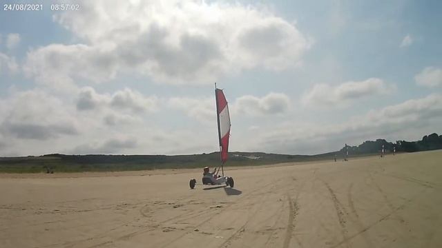 Notre aventure avec Char a voile. Гонка с парусом на колесах смотреть онлайн