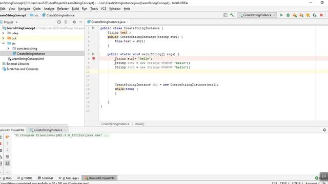 Java String data type смотреть онлайн