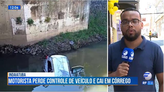 Alerta Total - Motorista perde controle de carro e cai de ponte смотреть онлайн