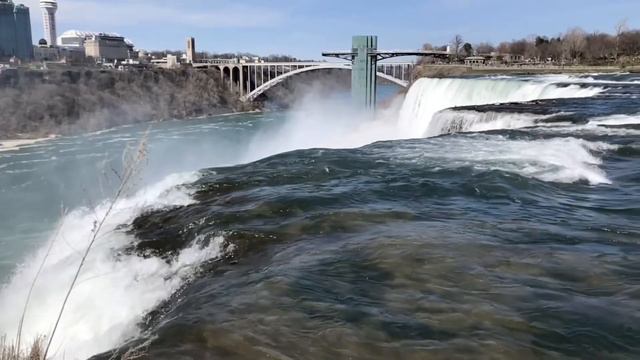 #Niagara falls # Beautiful nature # 1 mins video #water sound смотреть онлайн