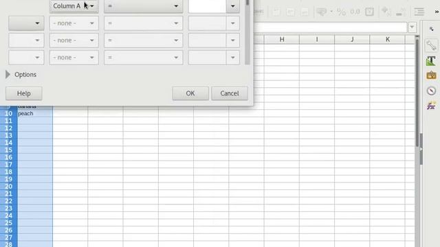 LibreOffice Calc: get the distinct/unique values in a column смотреть онлайн