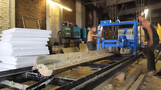 Пилорама дисковая ПДУ-75В смотреть онлайн