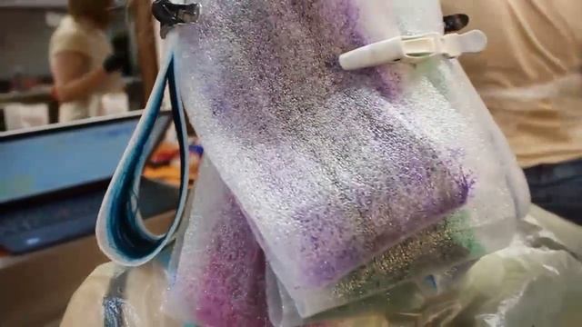 Шок!!! Цветные волосы, яркие пряди. Anthocyanin смотреть онлайн