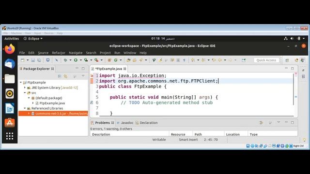 Connecting and Logging Into a FTP Server using Apache commons Net in Java смотреть онлайн
