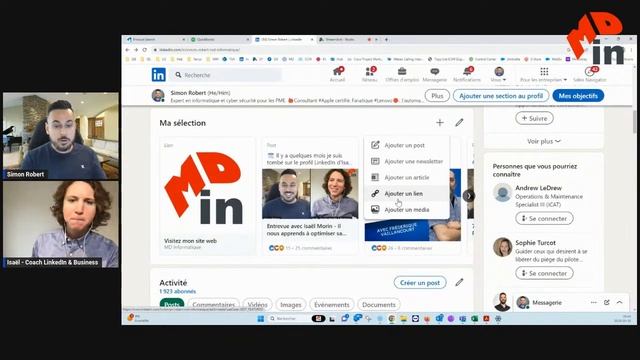 Entrevue avec Isaël Morin - Il nous apprends à optimiser sa page LinkedIn. смотреть онлайн