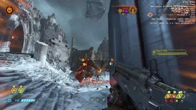 Doom Eternal Linux Mint 21.1, Mesa version 23.1, 7900x CPU and 7900xt GPU смотреть онлайн