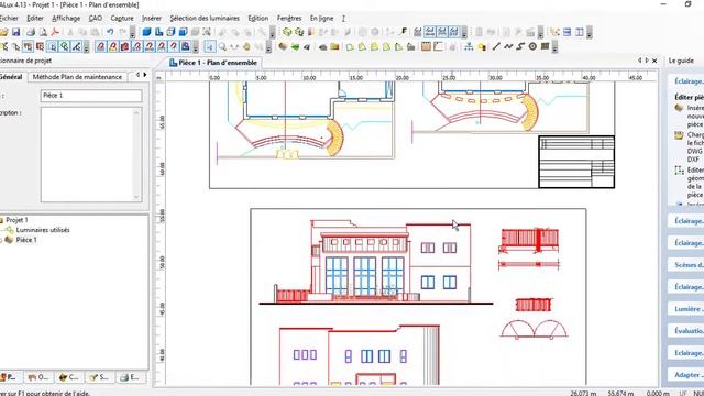 Tutoriel 1 : Importation du fichier AutoCAD (DWG/DXF) - DIALux 3.13 смотреть онлайн