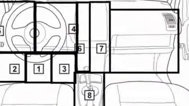 Kia Pride 1990 01 1996 12 Diagnostic Obd Port Connector Socket Location Obd2 Dlc Data Link 753 смотреть онлайн