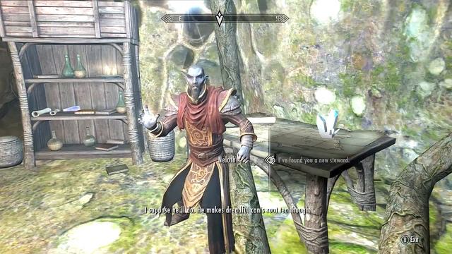 Skyrim Dragonborn DLC - Staff Enchanter & Reluctant Steward Quest смотреть онлайн
