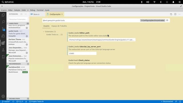 Godot Engine, C#, VSCode e Github, configurando corretamente o seu setup inicial. смотреть онлайн