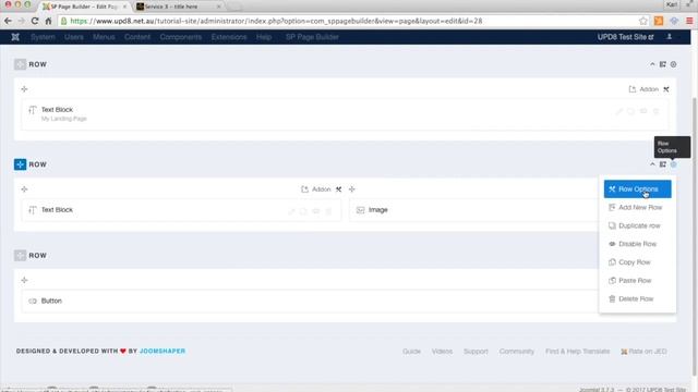 SP Page Builder - Editing padding and extra spacing around rows смотреть онлайн