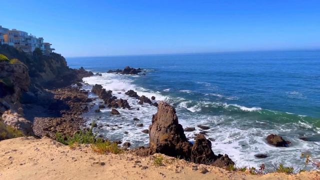 Pilates Music with California Ocean Sounds Pilates Background of Corona Del Mar Beach смотреть онлайн