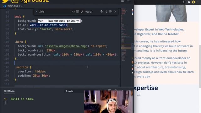 Portafolio web en 4 horas (HTML, CSS y JavaScript) смотреть онлайн