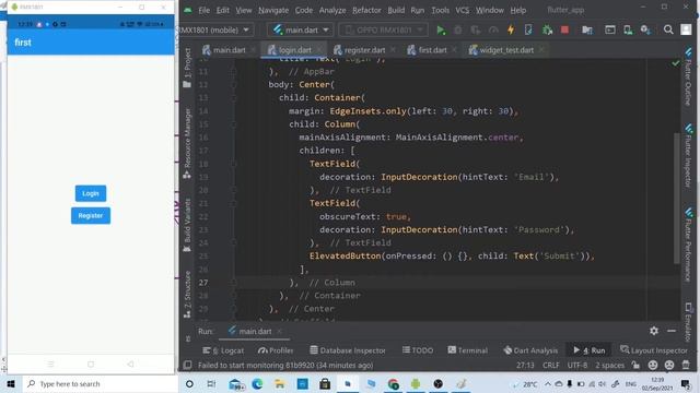 Email Password Authentication in Flutter 2 | 2021 | In Hindi смотреть онлайн