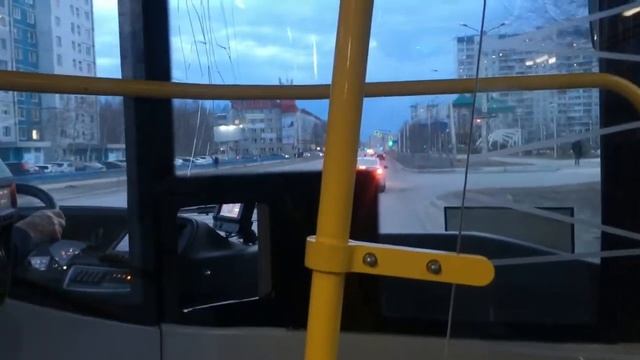 Поездка на автобусе НЕФАЗ 5299.40.57 (CNG). Город Нижневартовск. Маршрут 4. смотреть онлайн