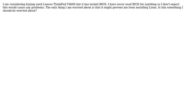 Does bios lock prevent installing linux смотреть онлайн