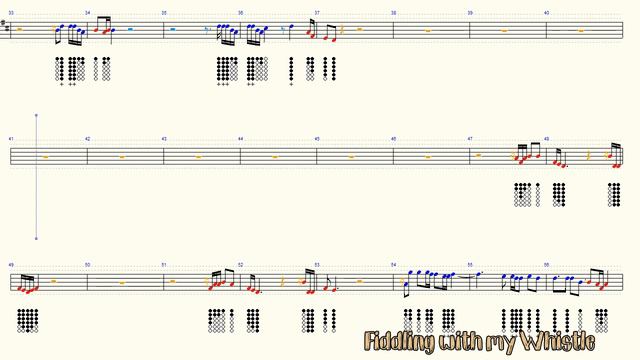 Into the Mystic - Van Morrison - Tin Whistle - Play Along Tab Tutorial смотреть онлайн