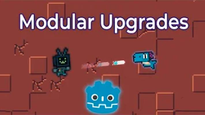 Модульные апгрейды с помощью шаблона Стратегия в Godot