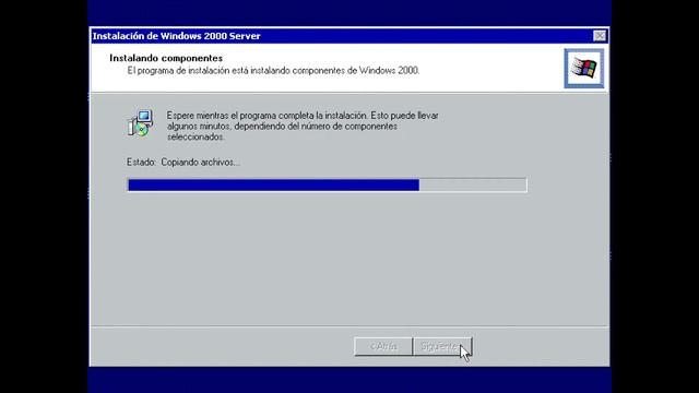 Instalación de Windows 2000 Advanced Server SP4 (VirtualBox) - en Español смотреть онлайн