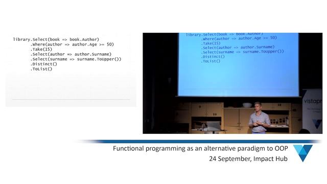 Functional programming as an alternative paradigm to OOP смотреть онлайн