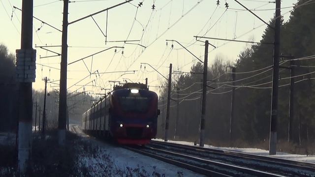 Электропоезд ЭП2Д-0083 РЭКС сообщением Калуга-1 - Москва смотреть онлайн