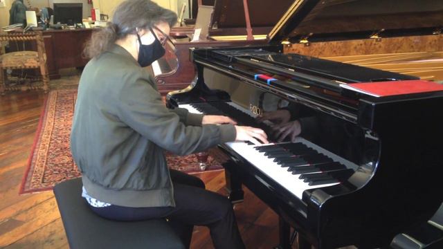 (HD) Sampling a Fazioli grand piano (F228) 7'6" at Piedmont Pianos, Oakland CA смотреть онлайн
