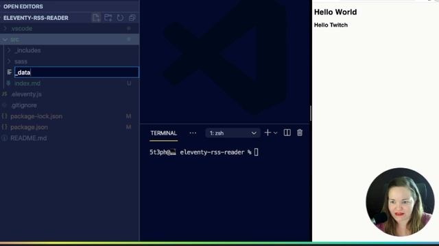 Start a Jamstack App with Eleventy | Eleventy RSS Reader Part 2 of 6 смотреть онлайн