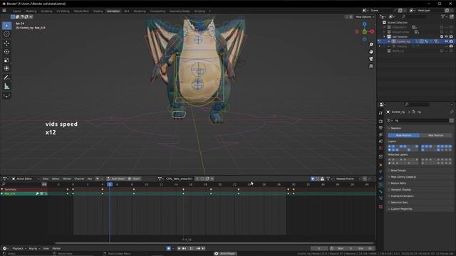 World of Warcraft Whelp Anim/game PROJECT from scratch P6-Animation ft BLENDER SUBSTANCE PAINTER UE смотреть онлайн