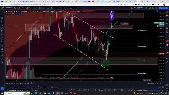 ОБЗОР РЫНКА КРИПТОВАЛЮТ, ЦЕЛИ ПО РОСТУ BTC!!! PFRHSK 50% СВОЕГО ЛОНГА!!! смотреть онлайн