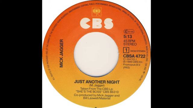 MICK JAGGER * Just Another Night 1985 HQ смотреть онлайн