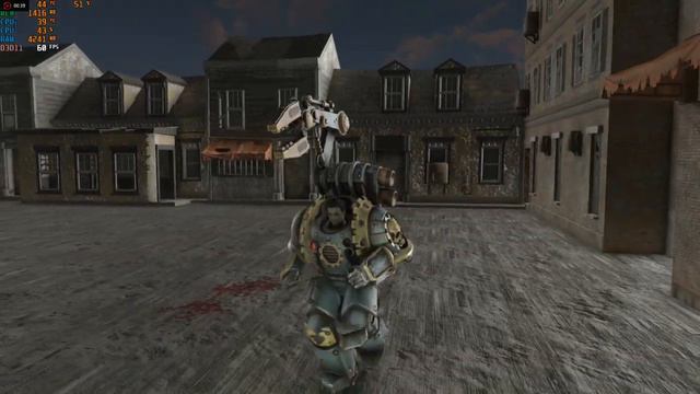 Fallout 4 - Warhammer 30-40k: Absolutelly Amazing Relic-Techmarine warrior! смотреть онлайн