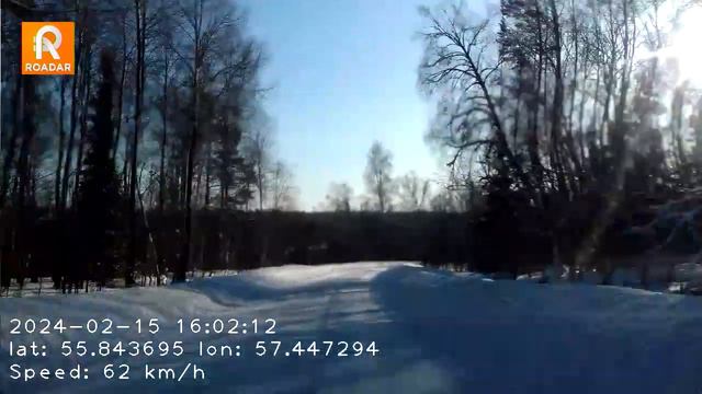 Состояние дороги от д. Озерки до Тастубы на 15 февраля 2024 года смотреть онлайн