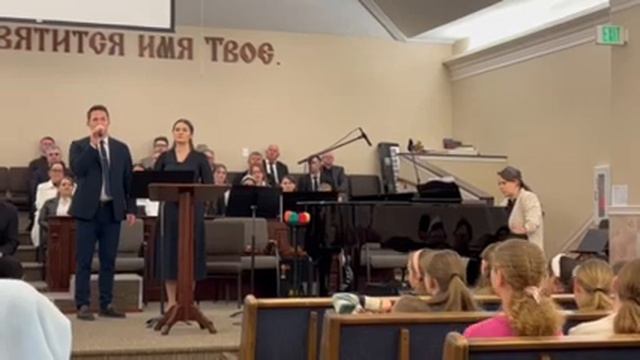 🎷🔔🙏 молитвенный дом. США. пение. дуэт. 🙏🔔🎷 смотреть онлайн