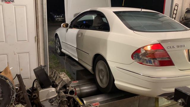 CLK500 TURBO ON THE DYNO