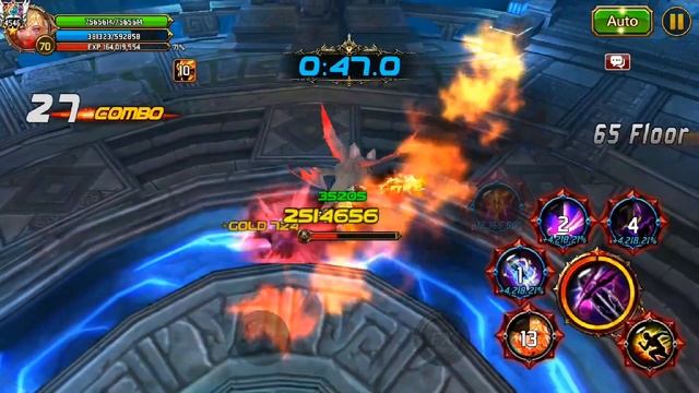 Kritika The White Knights - Opening Tower of Tribulation Level 65 (Physical Stage) смотреть онлайн