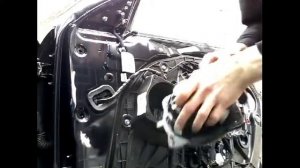 Как снять заменить стекло передней двери KIA OPTIMA (2013)demontaz zamiana szyby drzwi przod