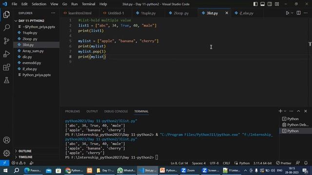 Python 2nd class 28/08/2023 смотреть онлайн