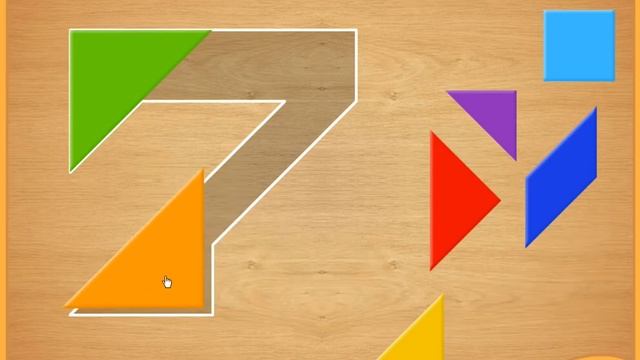 Танграм Цифры Игра 2 Полное прохождение смотреть онлайн