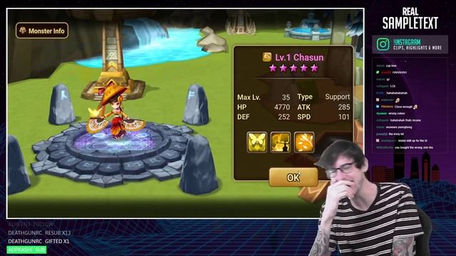 I bought both L/D Skydancer Guardian Skins for this... - Summoners War смотреть онлайн