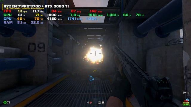 Serious Sam: Siberian Mayhem | Ryzen 7 Pro 3700 + RTX 3080 TI | ULTRA (2K) смотреть онлайн