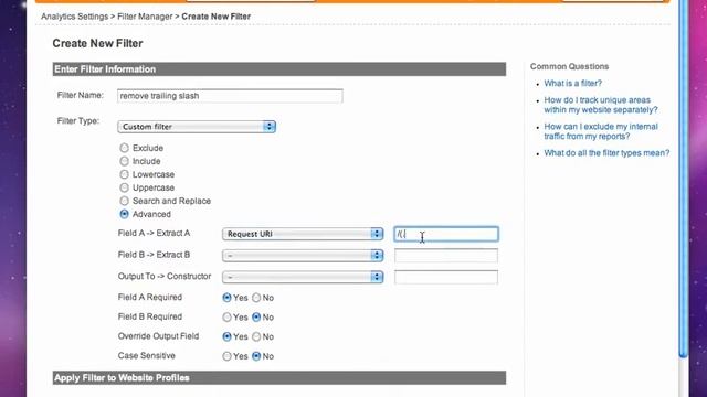 Removing trailing slashes with Google Analytics filters смотреть онлайн