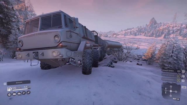 Snowrunner \ HARD Mode (Update)\ Амур \ Россия \ Первый Взгляд \ PTS 13.2 \ ZikZ 605R смотреть онлайн