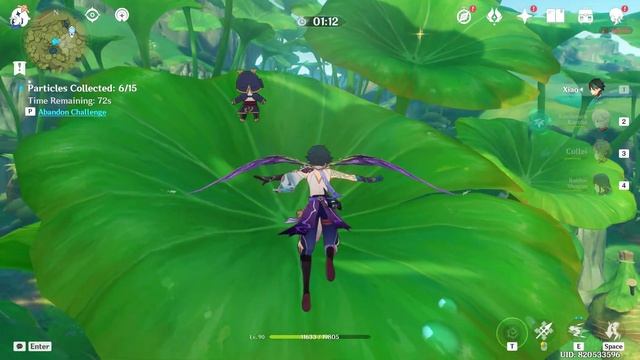 Vanarana 15 Dendro Particles Time Trial Challenge Genshin Impact смотреть онлайн