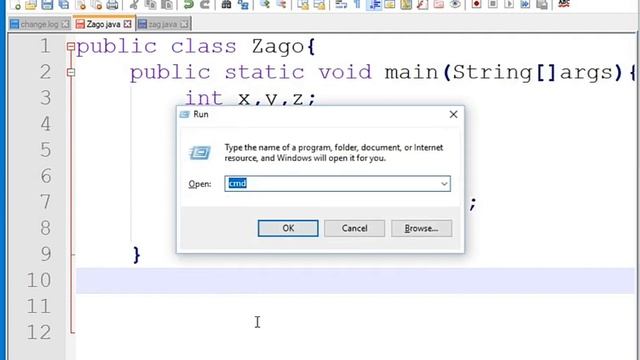 How to run java code by using command prompt(cmd) смотреть онлайн