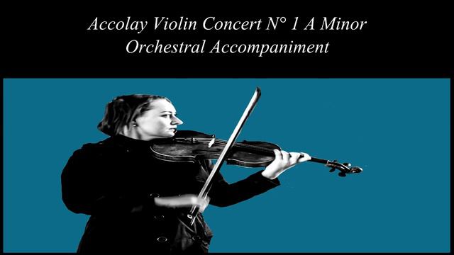 Accolay Violin Concert Orchestral Accompanimet-Minus One-Play Along смотреть онлайн