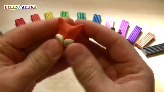 Лепим Кошку из пластилина | Видео Лепка смотреть онлайн
