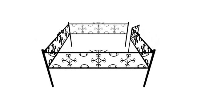 Сварная ограда СВ10 40