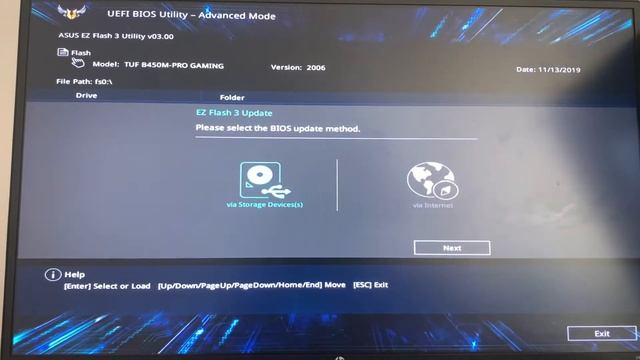 Как обновить Биос на ASUS? How to Update BIOS UEFI ASUS TUF B450M-PRO GAMING Motherboard смотреть онлайн