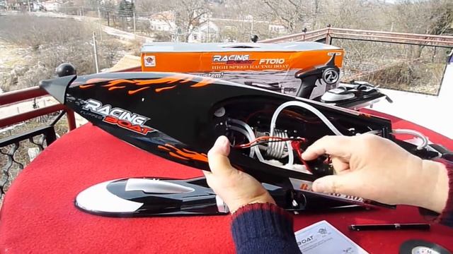 UNBOXING+REVIEW FEI-LUN FT010 BRUSHED RC RACING BOAT 65cm(courtesy banggood) смотреть онлайн